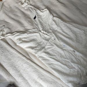 super cute white button up dress! Never worn with tags on